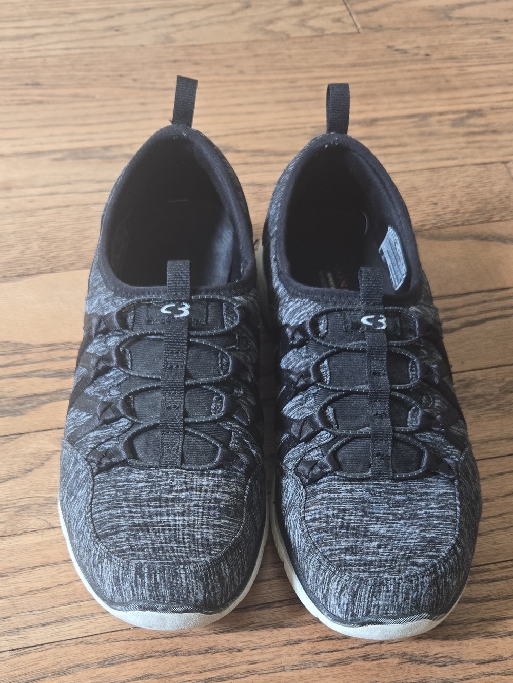 Skechers Gray Heather Slip-On Athletic Sneakers